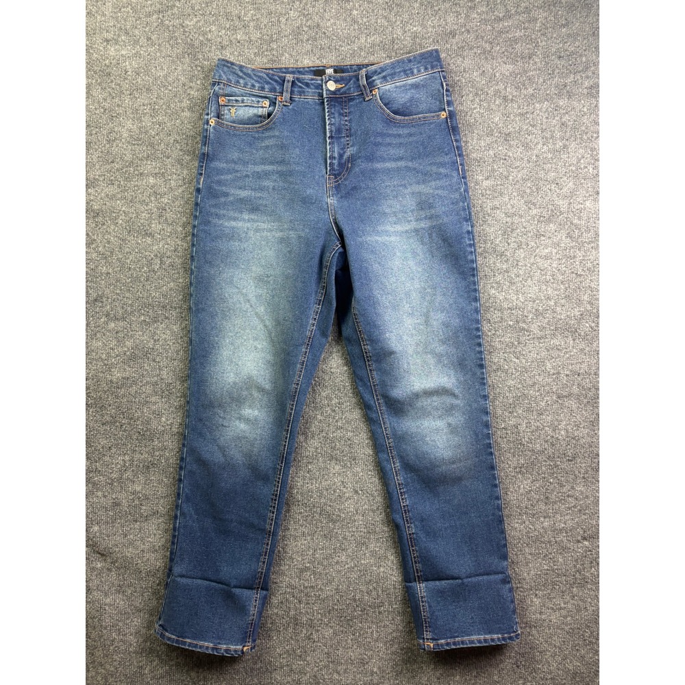 Frye Straight Leg Jeans Womens 8/29 Blue Medium‎ Wash High Rise Denim